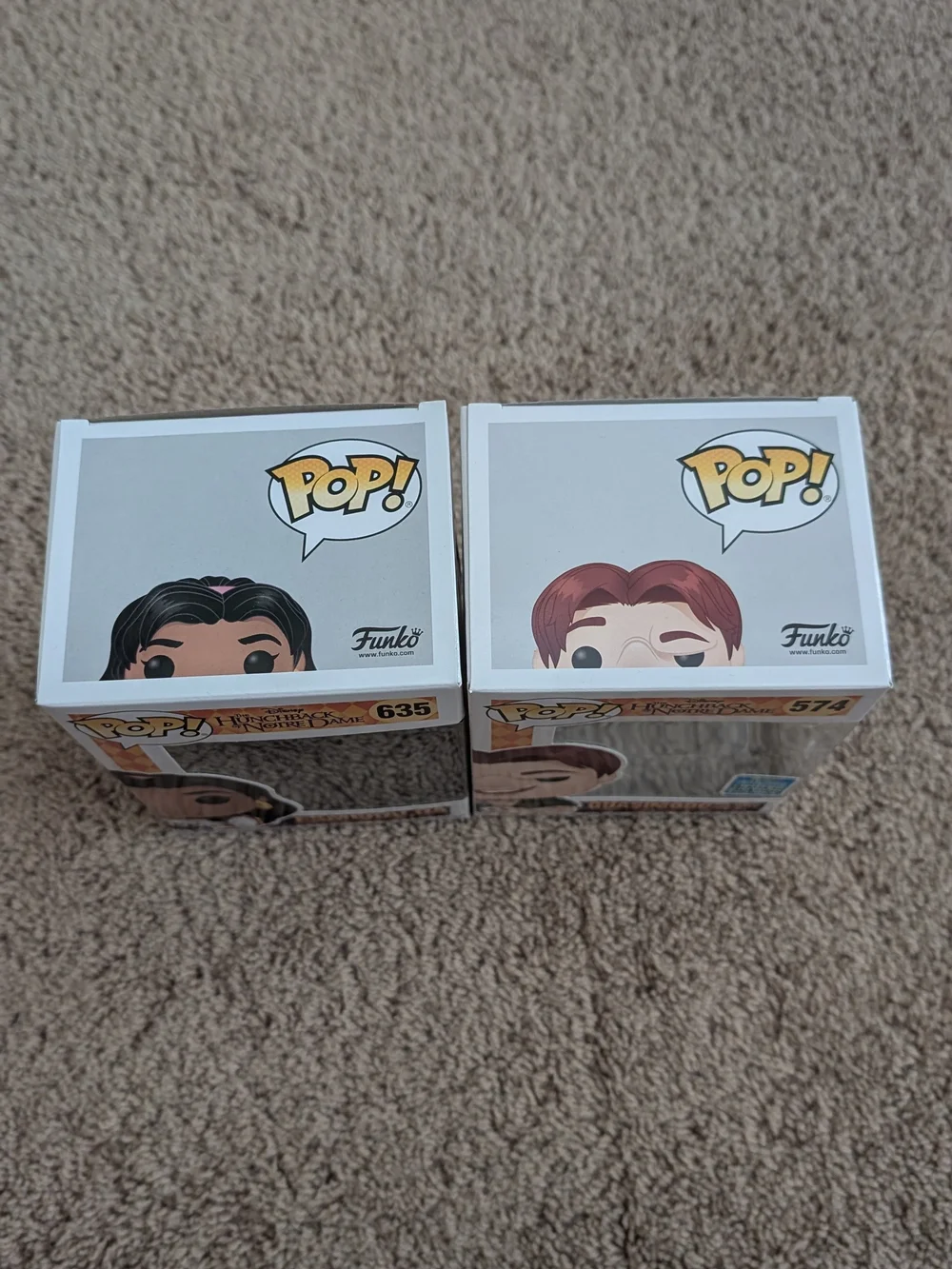 Funko POP! Esmeralda & Quasimodo Hunchback of Notre Dame Duo - Picture 2 of 6